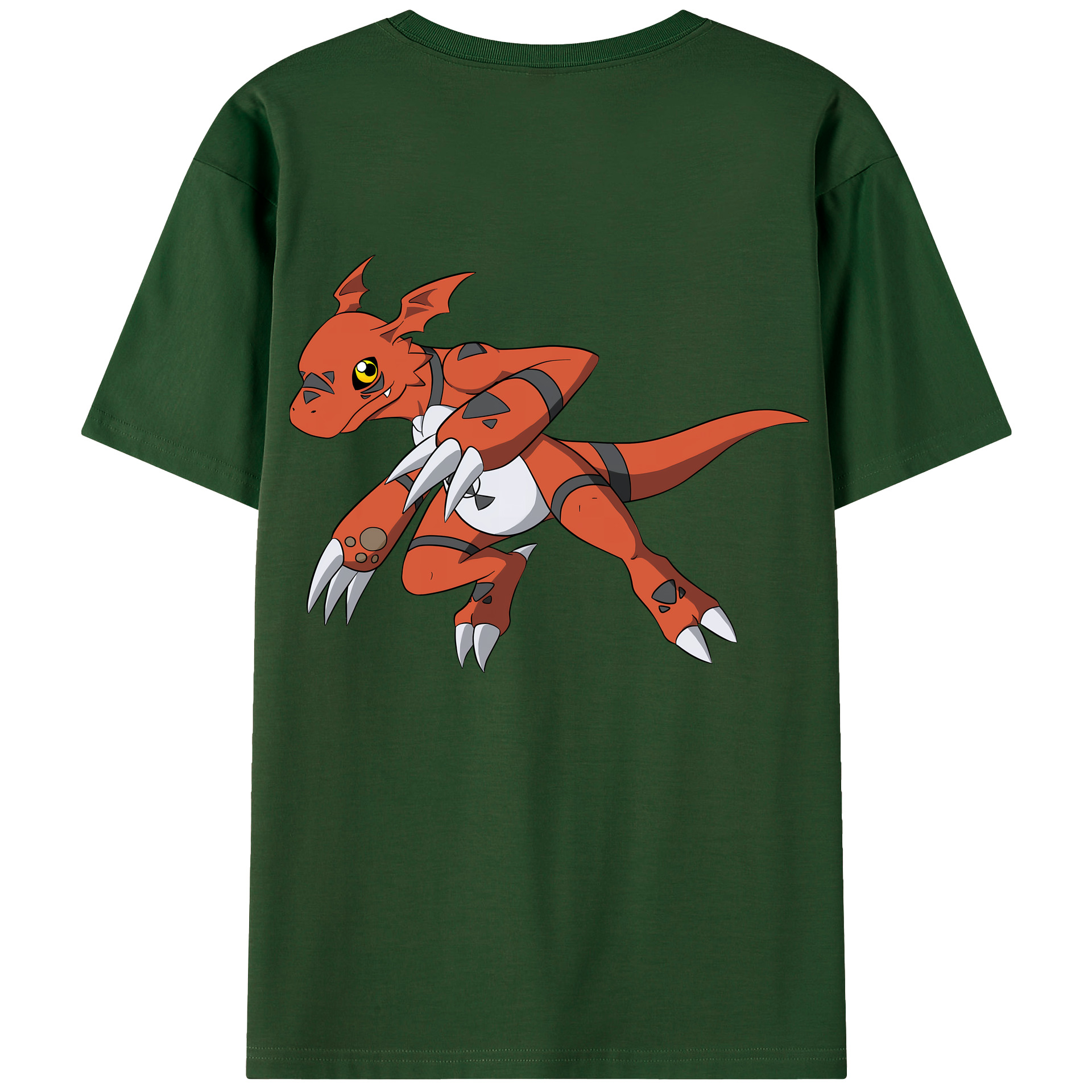 （画像用） Digimon デジタルモンスター/デジモン 綿100％半袖Tシャツ（背面プリント）